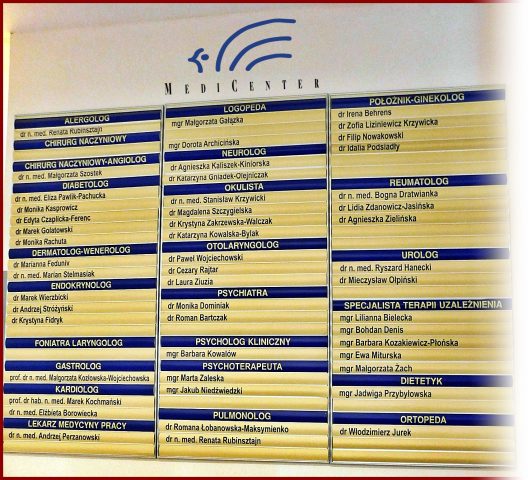 zasady rezerwacji wizyt w Medicenter